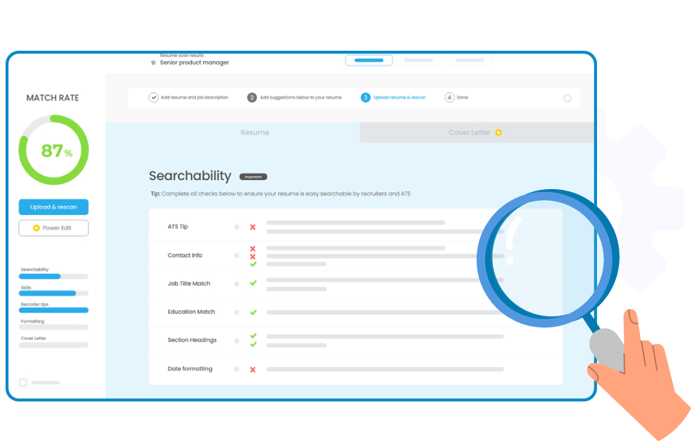 Resume Scanner Interface